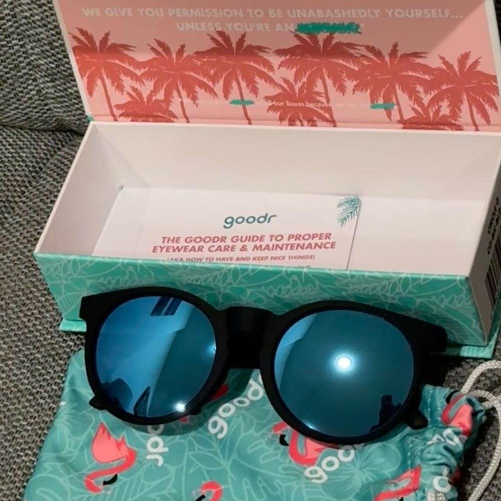 Goodr Circle G Sunglasses - Black and Blue